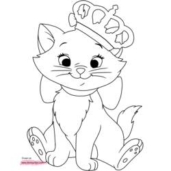 Zeichnungen zum Ausmalen: Aristocats - Kostenlose Malvorlagen zum Ausdrucken