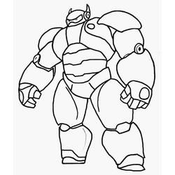 Zeichnungen zum Ausmalen: Big Hero 6 - Kostenlose Malvorlagen zum Ausdrucken