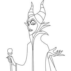Zeichnungen zum Ausmalen: Maleficent (Disney) - Kostenlose Malvorlagen zum Ausdrucken