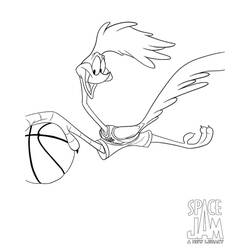 Zeichnungen zum Ausmalen: Space Jam - Kostenlose Malvorlagen zum Ausdrucken