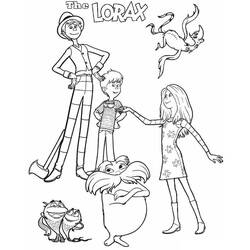Zeichnungen zum Ausmalen: The Lorax - Kostenlose Malvorlagen zum Ausdrucken