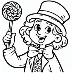 Zeichnungen zum Ausmalen: Wonka - Kostenlose Malvorlagen zum Ausdrucken
