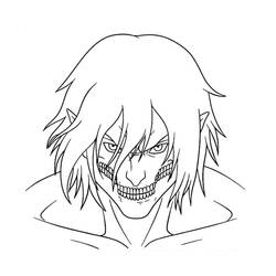 Zeichnungen zum Ausmalen: Attack on Titan - Kostenlose Malvorlagen zum Ausdrucken
