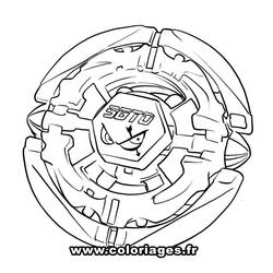 Zeichnungen zum Ausmalen: Beyblade - Kostenlose Malvorlagen zum Ausdrucken
