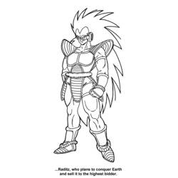 Zeichnungen zum Ausmalen: Dragon Ball Z - Kostenlose Malvorlagen zum Ausdrucken
