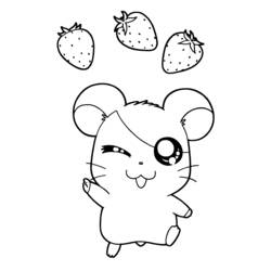 Zeichnungen zum Ausmalen: Hamtaro - Kostenlose Malvorlagen zum Ausdrucken