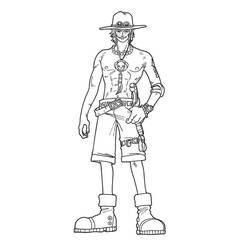 Zeichnungen zum Ausmalen: One Piece - Kostenlose Malvorlagen zum Ausdrucken