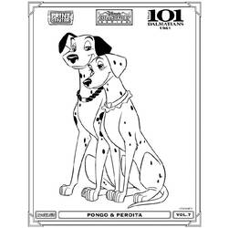 Malvorlage: 101 Dalmatiner (Animierte Filme) #129178 - Kostenlose Malvorlagen zum Ausdrucken