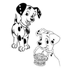 Malvorlage: 101 Dalmatiner (Animierte Filme) #129219 - Kostenlose Malvorlagen zum Ausdrucken