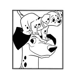 Malvorlage: 101 Dalmatiner (Animierte Filme) #129240 - Kostenlose Malvorlagen zum Ausdrucken