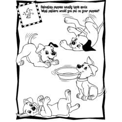 Malvorlage: 101 Dalmatiner (Animierte Filme) #129407 - Kostenlose Malvorlagen zum Ausdrucken