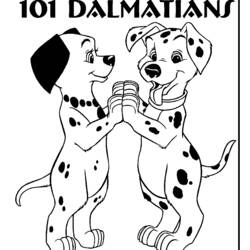 Malvorlage: 101 Dalmatiner (Animierte Filme) #129415 - Kostenlose Malvorlagen zum Ausdrucken