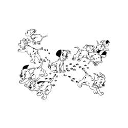 Malvorlage: 101 Dalmatiner (Animierte Filme) #129465 - Kostenlose Malvorlagen zum Ausdrucken