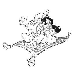 Malvorlage: Aladdin (Animierte Filme) #127592 - Kostenlose Malvorlagen zum Ausdrucken
