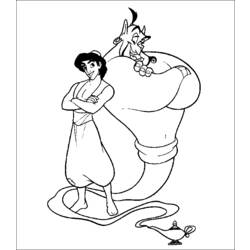 Malvorlage: Aladdin (Animierte Filme) #127594 - Kostenlose Malvorlagen zum Ausdrucken