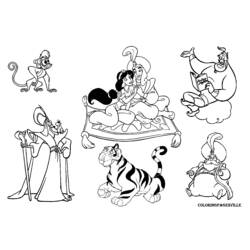 Malvorlage: Aladdin (Animierte Filme) #127596 - Kostenlose Malvorlagen zum Ausdrucken