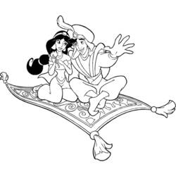Malvorlage: Aladdin (Animierte Filme) #127599 - Kostenlose Malvorlagen zum Ausdrucken