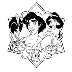 Malvorlage: Aladdin (Animierte Filme) #127633 - Kostenlose Malvorlagen zum Ausdrucken