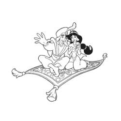 Malvorlage: Aladdin (Animierte Filme) #127729 - Kostenlose Malvorlagen zum Ausdrucken