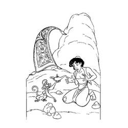 Malvorlage: Aladdin (Animierte Filme) #127748 - Kostenlose Malvorlagen zum Ausdrucken