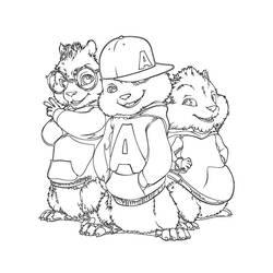 Malvorlage: Alvin und die Chipmunks (Animierte Filme) #128245 - Kostenlose Malvorlagen zum Ausdrucken