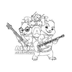 Malvorlage: Alvin und die Chipmunks (Animierte Filme) #128246 - Kostenlose Malvorlagen zum Ausdrucken