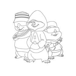 Malvorlage: Alvin und die Chipmunks (Animierte Filme) #128254 - Kostenlose Malvorlagen zum Ausdrucken