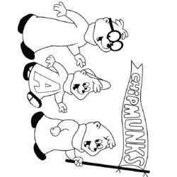 Malvorlage: Alvin und die Chipmunks (Animierte Filme) #128301 - Kostenlose Malvorlagen zum Ausdrucken