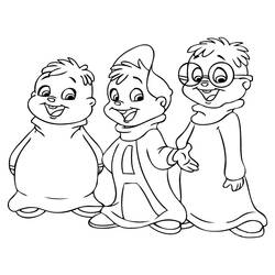 Malvorlage: Alvin und die Chipmunks (Animierte Filme) #128304 - Kostenlose Malvorlagen zum Ausdrucken