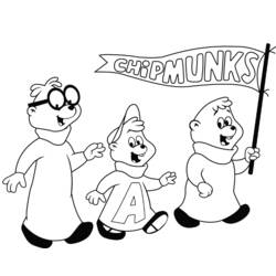 Malvorlage: Alvin und die Chipmunks (Animierte Filme) #128311 - Kostenlose Malvorlagen zum Ausdrucken
