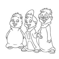 Malvorlage: Alvin und die Chipmunks (Animierte Filme) #128332 - Kostenlose Malvorlagen zum Ausdrucken