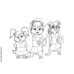 Malvorlage: Alvin und die Chipmunks (Animierte Filme) #128399 - Kostenlose Malvorlagen zum Ausdrucken