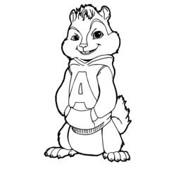 Malvorlage: Alvin und die Chipmunks (Animierte Filme) #128437 - Kostenlose Malvorlagen zum Ausdrucken