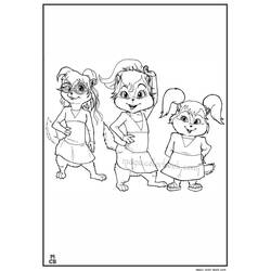 Malvorlage: Alvin und die Chipmunks (Animierte Filme) #128444 - Kostenlose Malvorlagen zum Ausdrucken