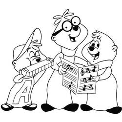 Malvorlage: Alvin und die Chipmunks (Animierte Filme) #128454 - Kostenlose Malvorlagen zum Ausdrucken