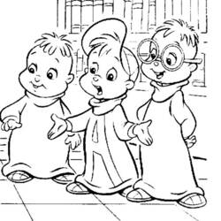 Malvorlage: Alvin und die Chipmunks (Animierte Filme) #128456 - Kostenlose Malvorlagen zum Ausdrucken