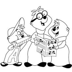 Malvorlage: Alvin und die Chipmunks (Animierte Filme) #128457 - Kostenlose Malvorlagen zum Ausdrucken