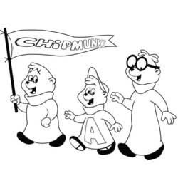 Malvorlage: Alvin und die Chipmunks (Animierte Filme) #128458 - Kostenlose Malvorlagen zum Ausdrucken