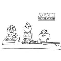 Malvorlage: Alvin und die Chipmunks (Animierte Filme) #128464 - Kostenlose Malvorlagen zum Ausdrucken