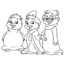 Malvorlage: Alvin und die Chipmunks (Animierte Filme) #128480 - Kostenlose Malvorlagen zum Ausdrucken