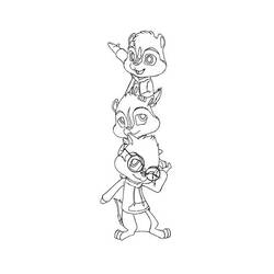 Malvorlage: Alvin und die Chipmunks (Animierte Filme) #128483 - Kostenlose Malvorlagen zum Ausdrucken