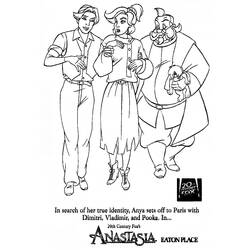 Malvorlage: Anastasia (Animierte Filme) #32785 - Kostenlose Malvorlagen zum Ausdrucken