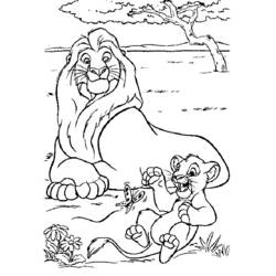 Malvorlage: Der König der Löwen (Animierte Filme) #73613 - Kostenlose Malvorlagen zum Ausdrucken