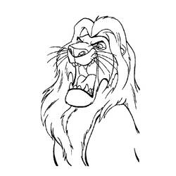 Malvorlage: Der König der Löwen (Animierte Filme) #73619 - Kostenlose Malvorlagen zum Ausdrucken