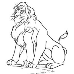 Malvorlage: Der König der Löwen (Animierte Filme) #73622 - Kostenlose Malvorlagen zum Ausdrucken