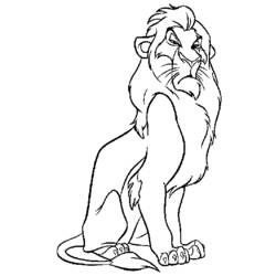 Malvorlage: Der König der Löwen (Animierte Filme) #73630 - Kostenlose Malvorlagen zum Ausdrucken
