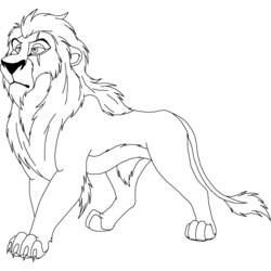 Malvorlage: Der König der Löwen (Animierte Filme) #73691 - Kostenlose Malvorlagen zum Ausdrucken