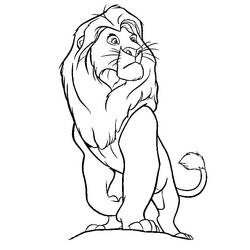 Malvorlage: Der König der Löwen (Animierte Filme) #73716 - Kostenlose Malvorlagen zum Ausdrucken