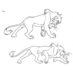 Malvorlage: Der König der Löwen (Animierte Filme) #73739 - Kostenlose Malvorlagen zum Ausdrucken
