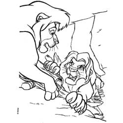 Malvorlage: Der König der Löwen (Animierte Filme) #73756 - Kostenlose Malvorlagen zum Ausdrucken